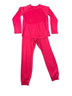 Patagonia Youth Girls Pink Size 12 Capilene Baselayer 2 Piece Set  Shirt & Pants